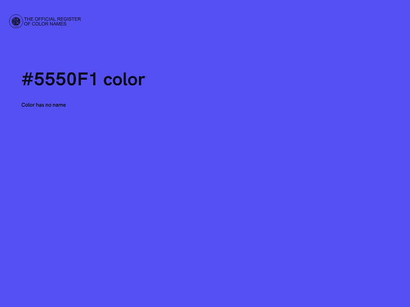 #5550F1 color image