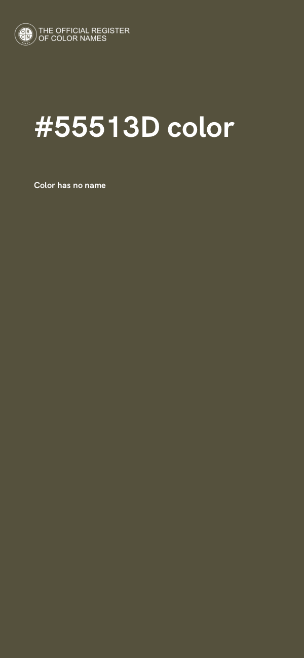 #55513D color image