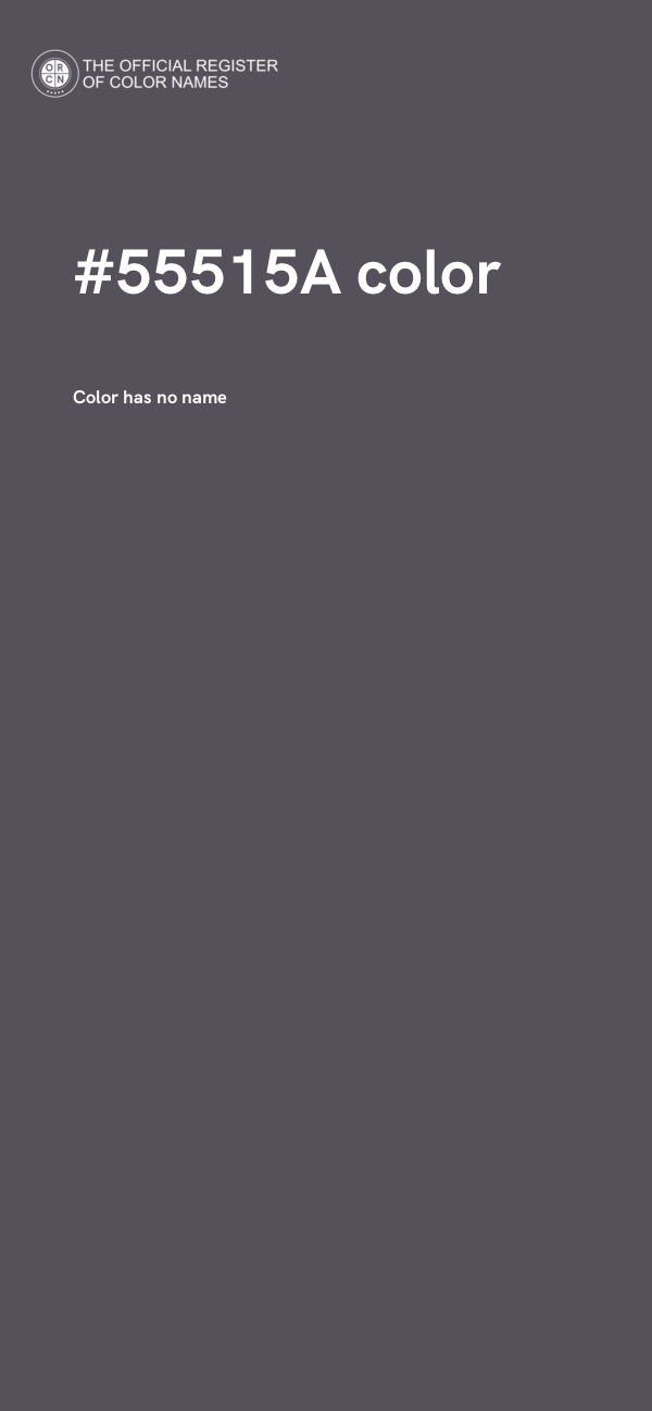 #55515A color image