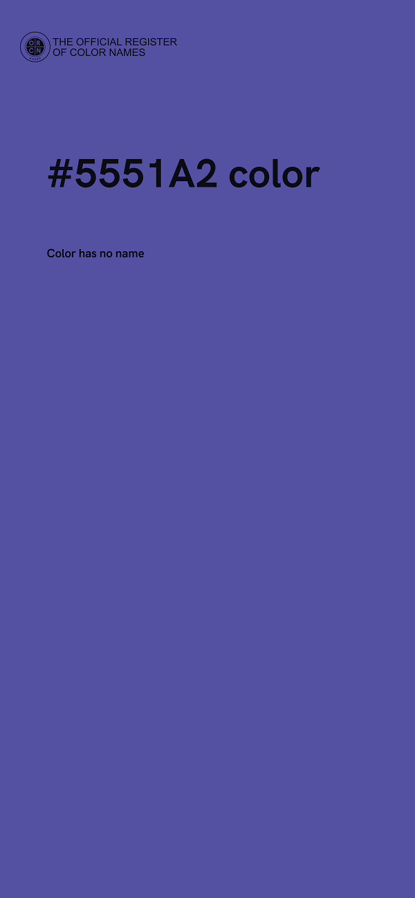 #5551A2 color image