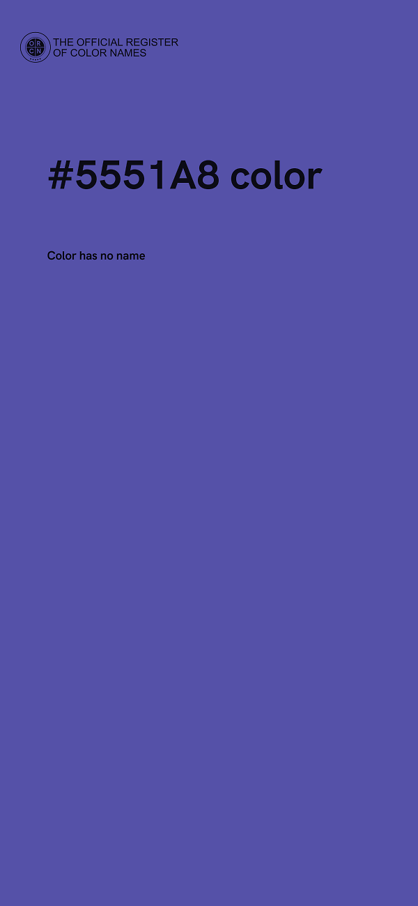 #5551A8 color image