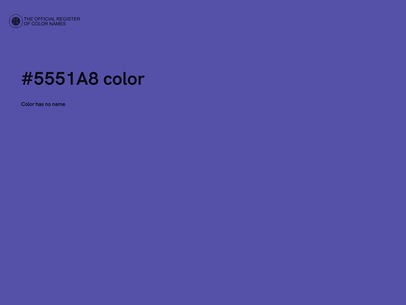 #5551A8 color image