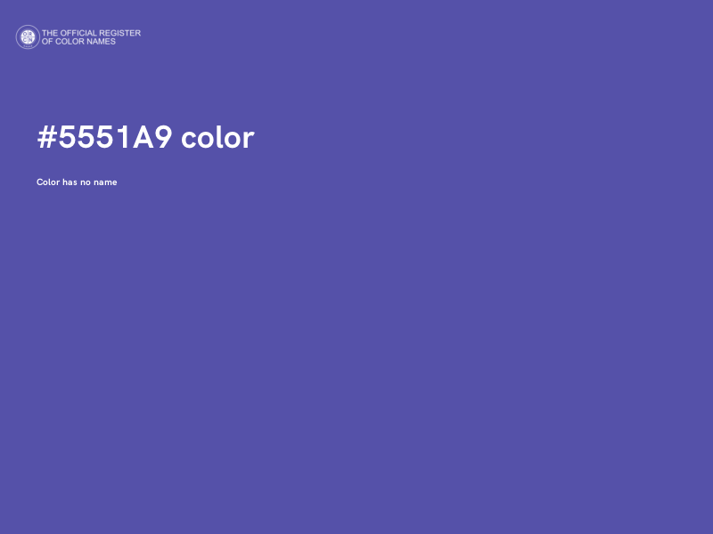 #5551A9 color image