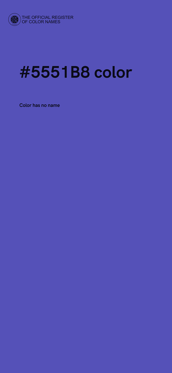 #5551B8 color image