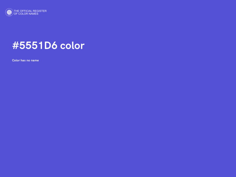 #5551D6 color image