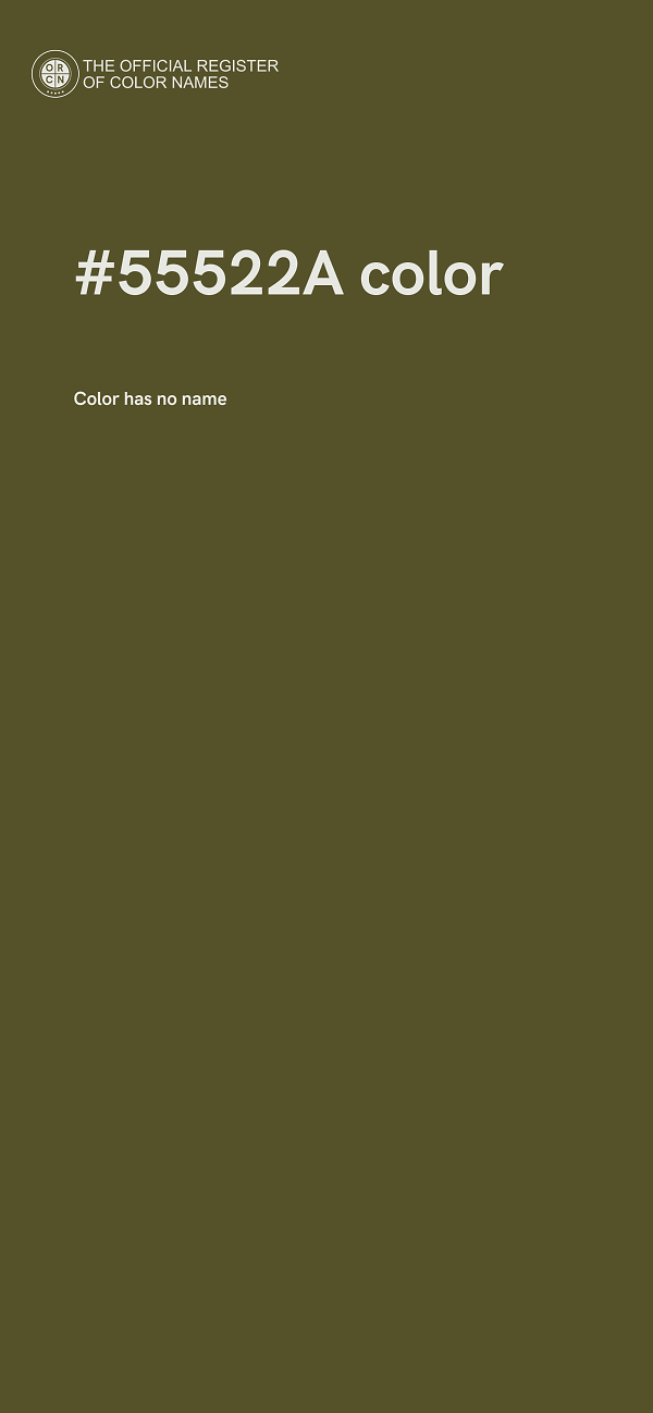 #55522A color image