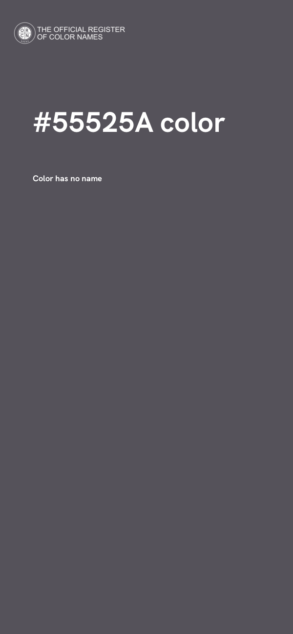 #55525A color image