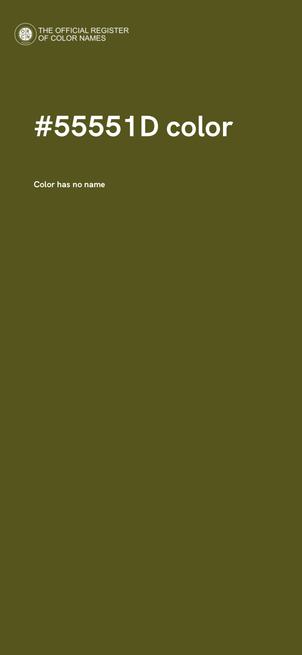 #55551D color image