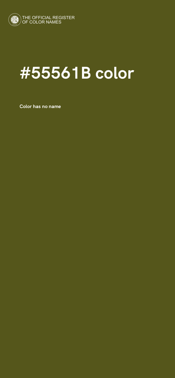 #55561B color image
