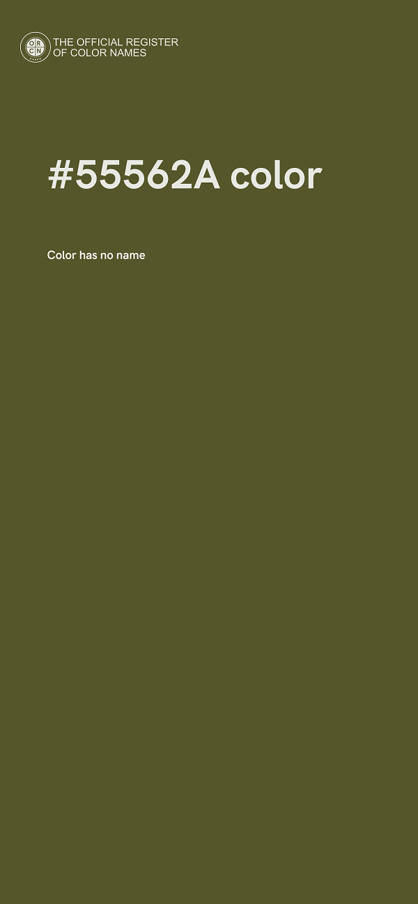 #55562A color image