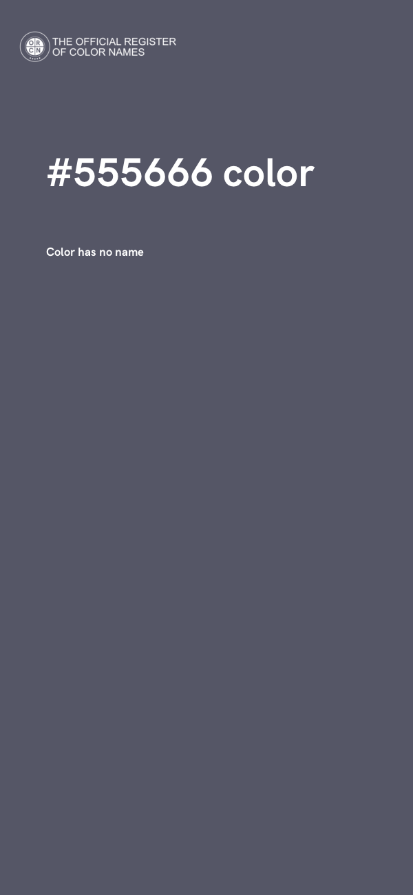 #555666 color image