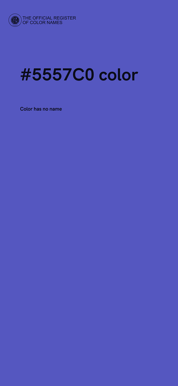#5557C0 color image