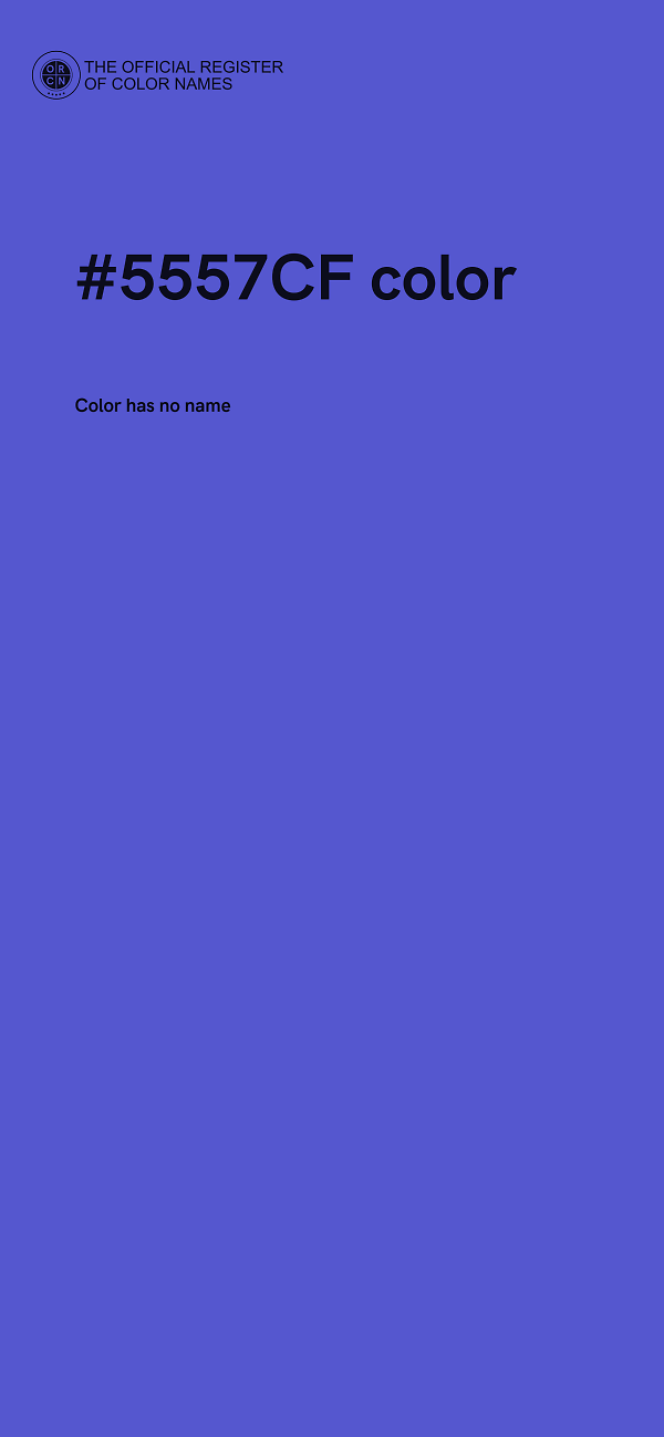 #5557CF color image