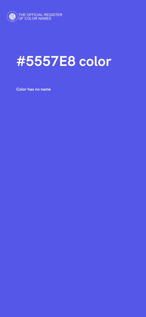 #5557E8 color image