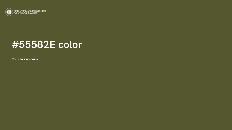 #55582E color image