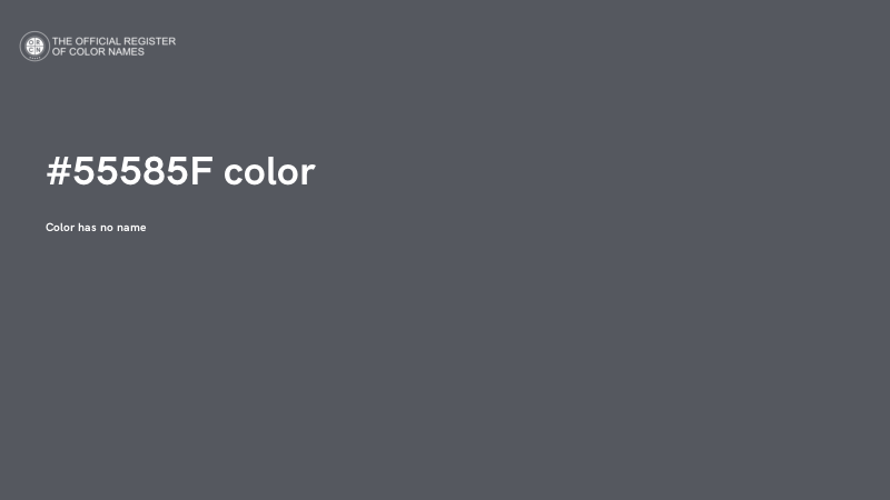 #55585F color image