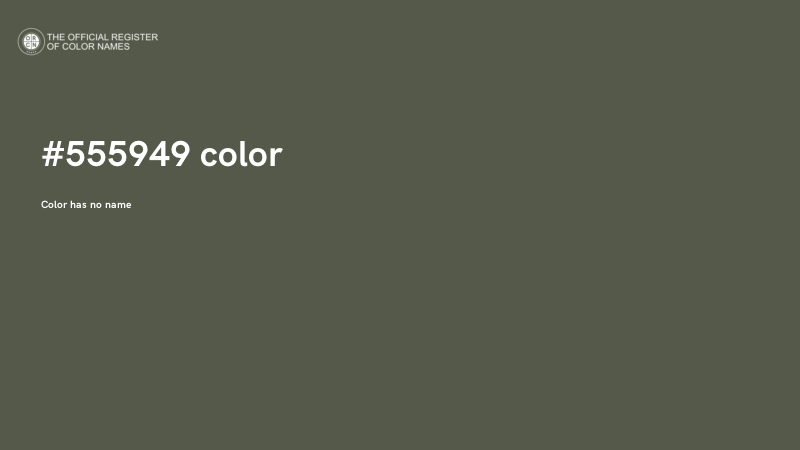 #555949 color image