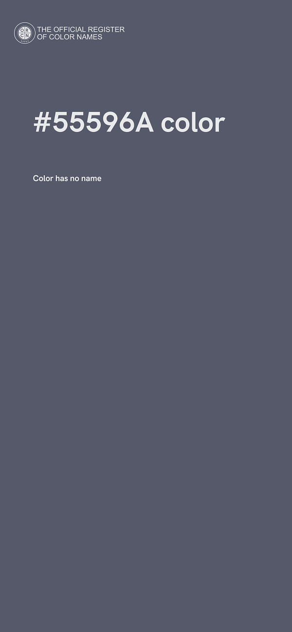#55596A color image