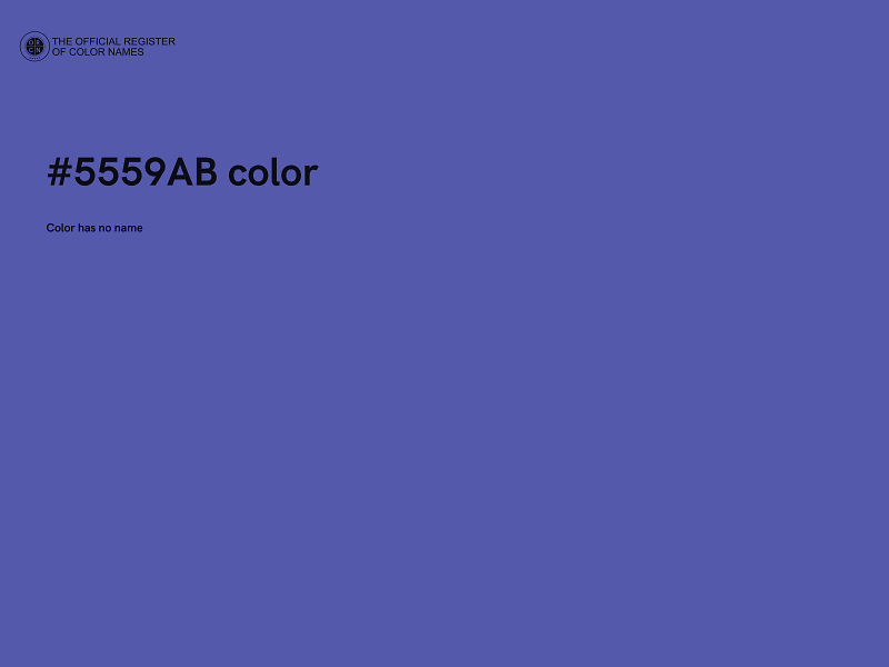 #5559AB color image