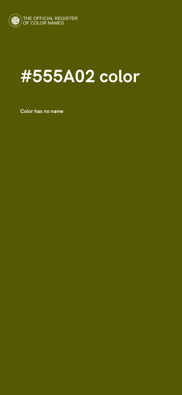 #555A02 color image