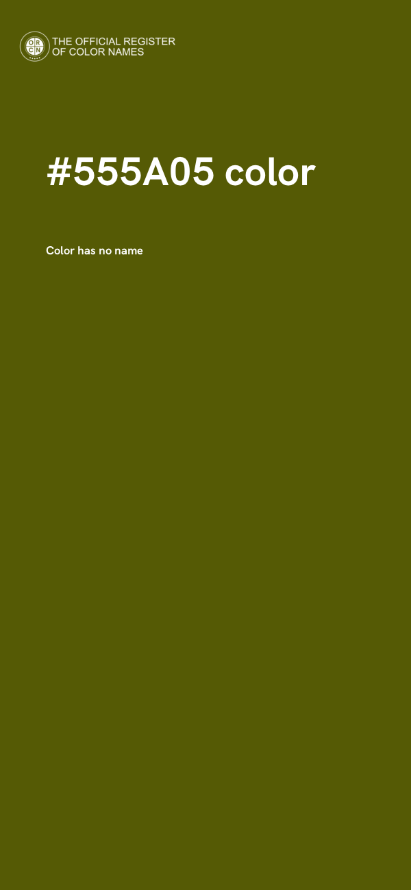 #555A05 color image