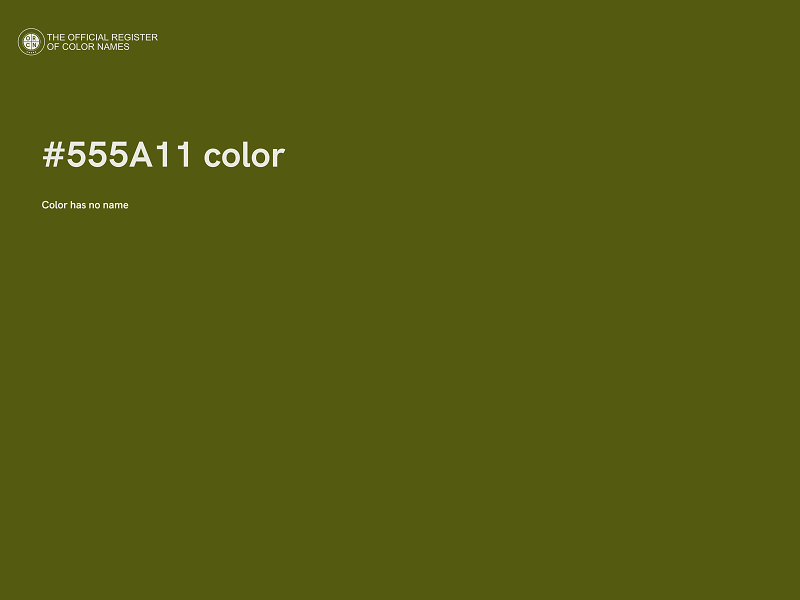 #555A11 color image