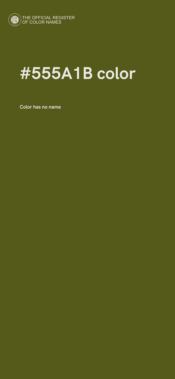 #555A1B color image