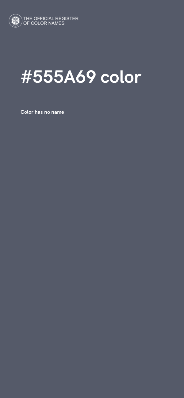 #555A69 color image