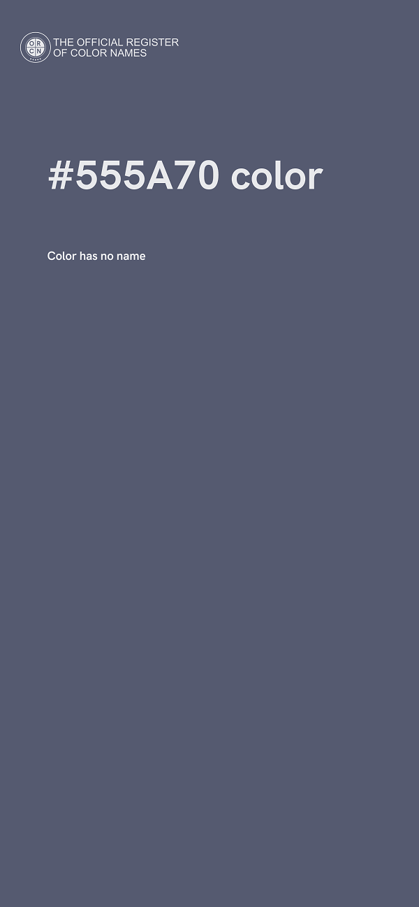 #555A70 color image
