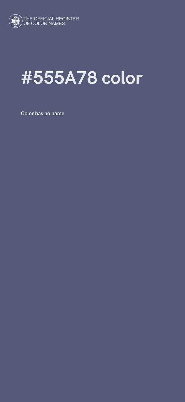 #555A78 color image