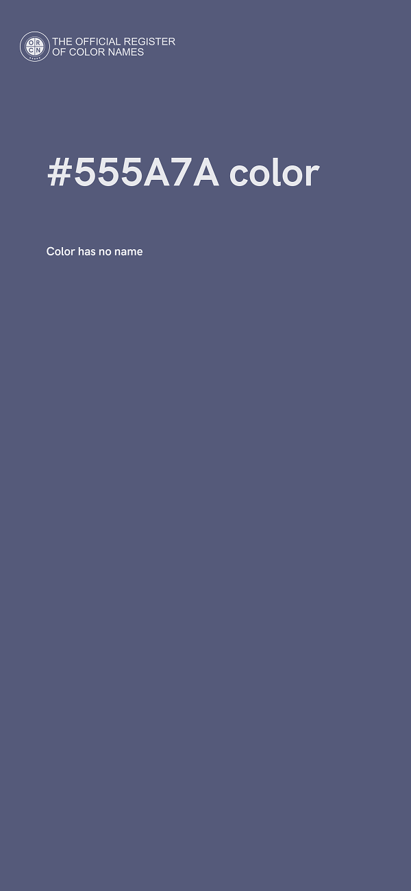 #555A7A color image