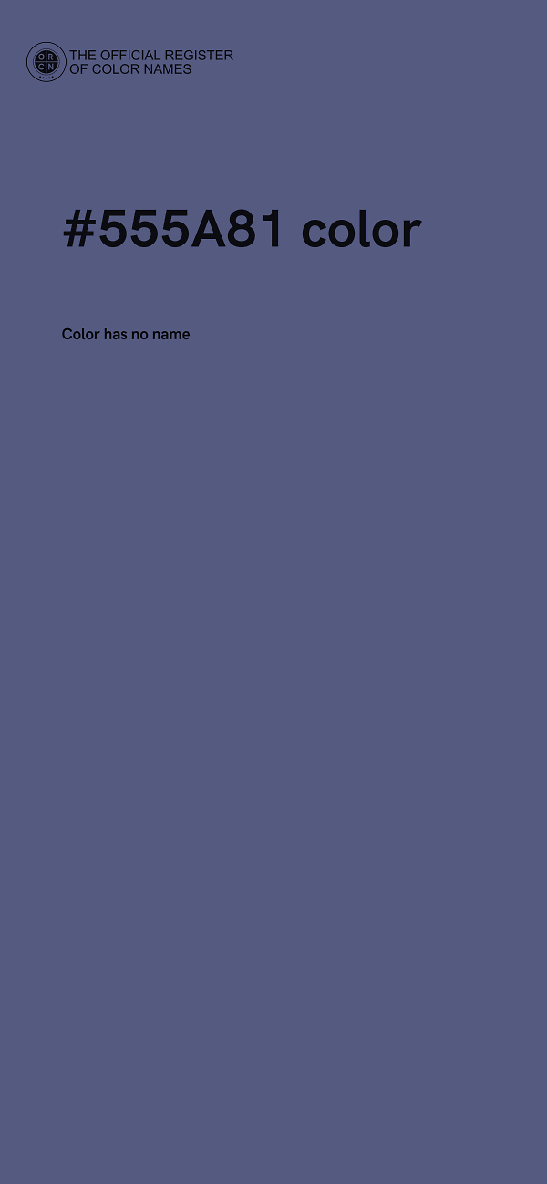 #555A81 color image