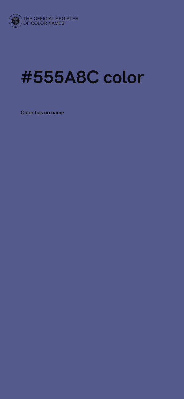 #555A8C color image