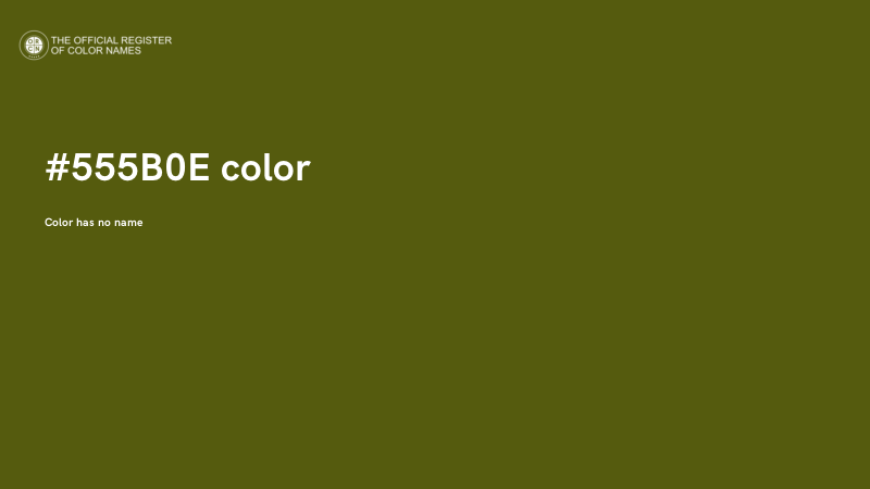 #555B0E color image