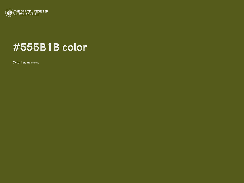 #555B1B color image