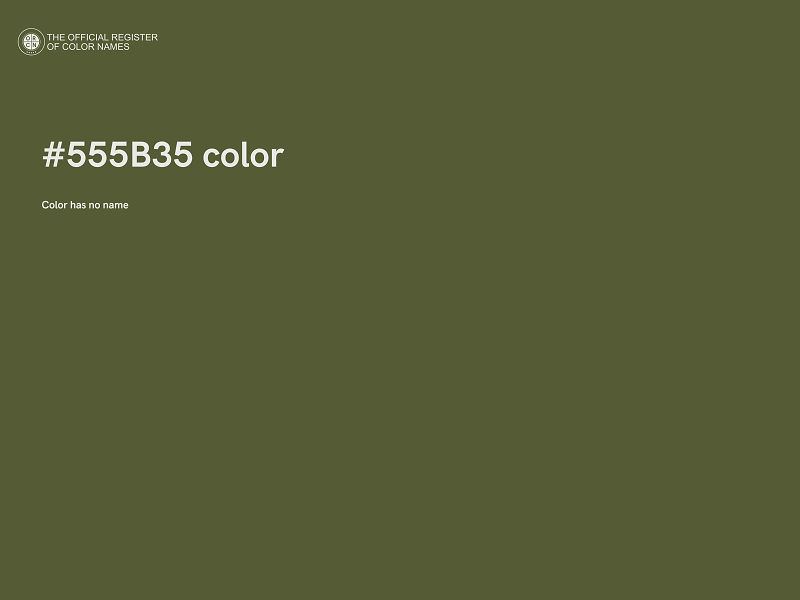 #555B35 color image