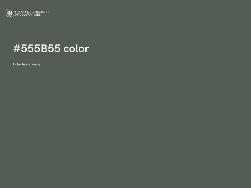 #555B55 color image