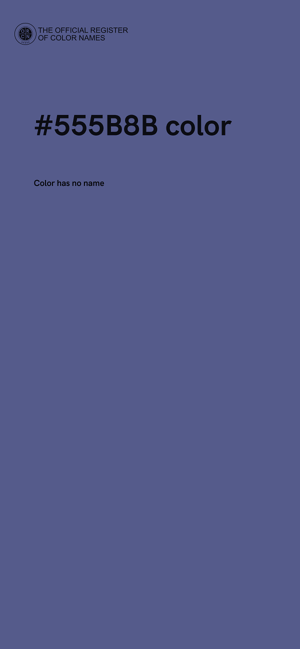 #555B8B color image