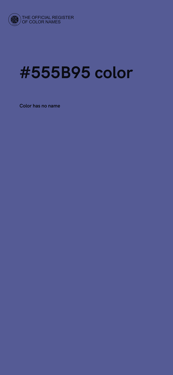 #555B95 color image