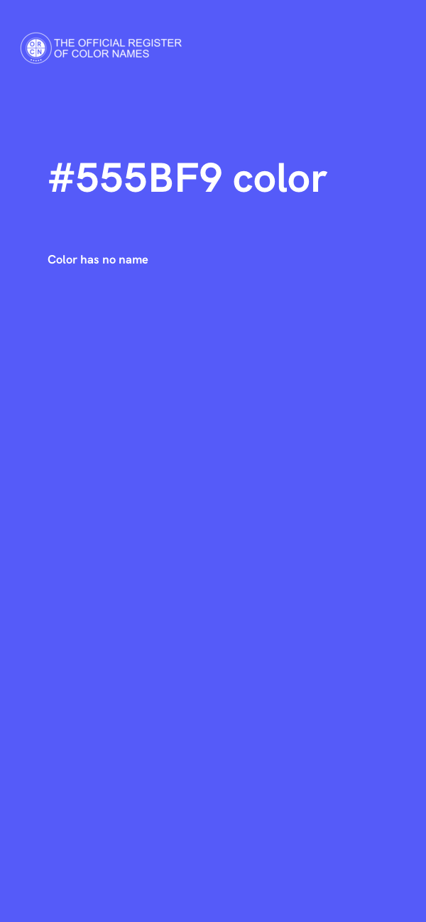 #555BF9 color image
