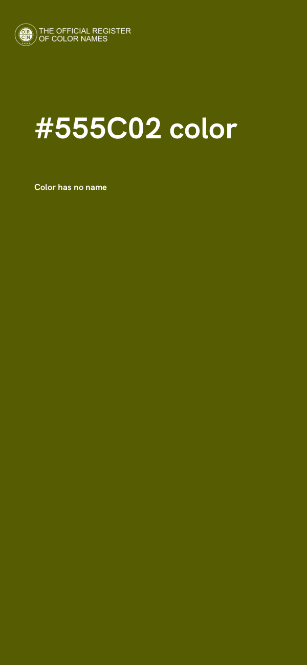 #555C02 color image