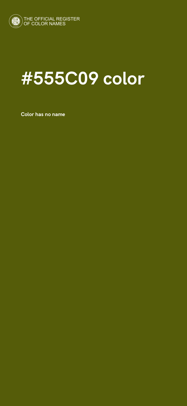 #555C09 color image