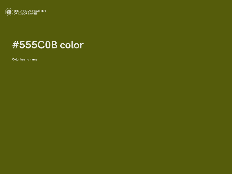 #555C0B color image