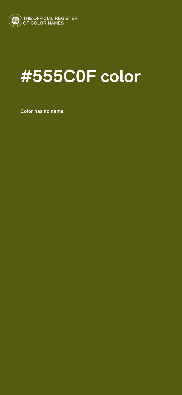 #555C0F color image