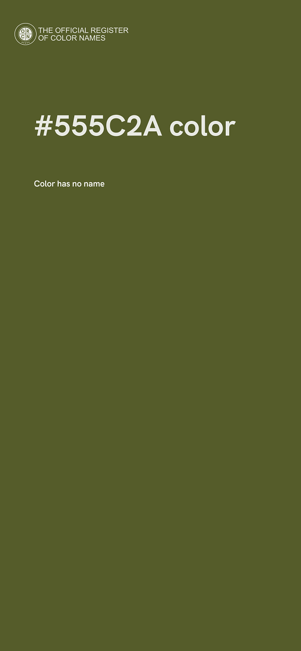 #555C2A color image