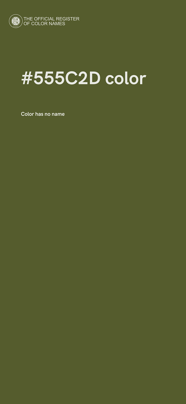 #555C2D color image