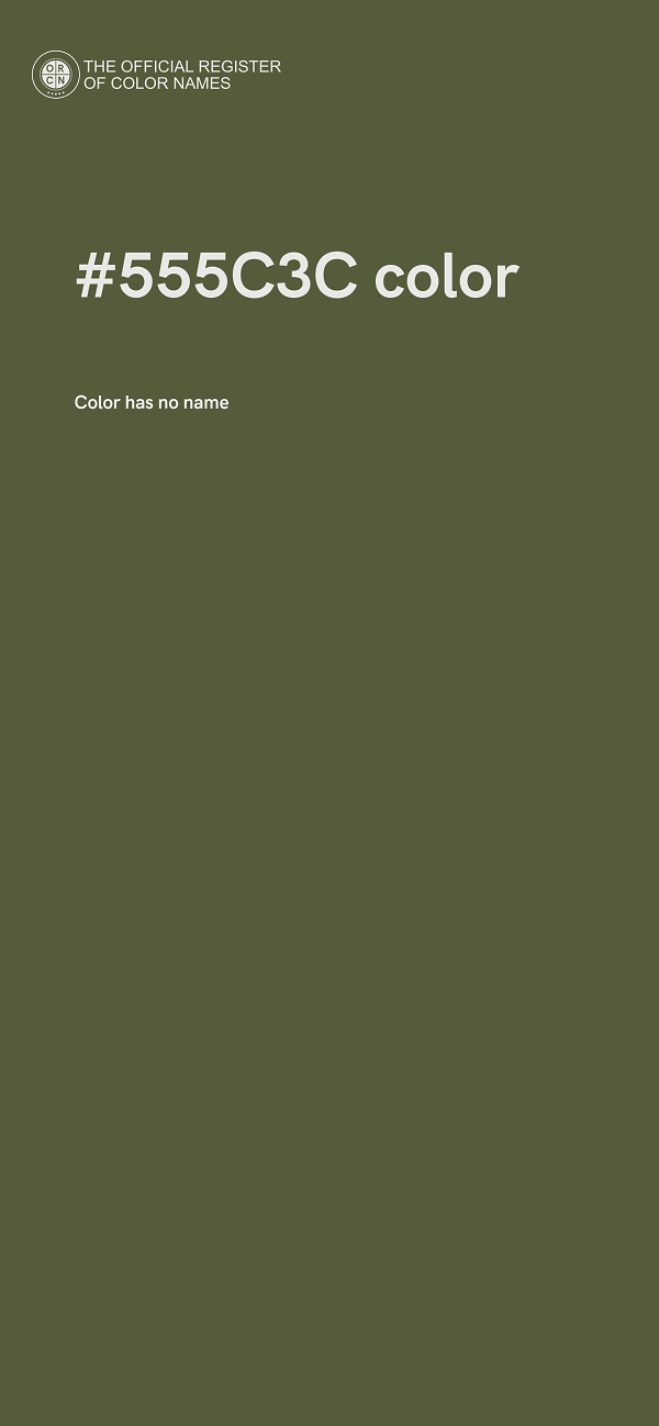 #555C3C color image