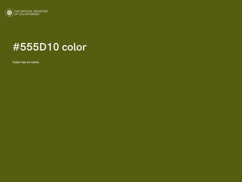 #555D10 color image