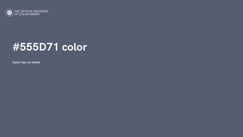 #555D71 color image