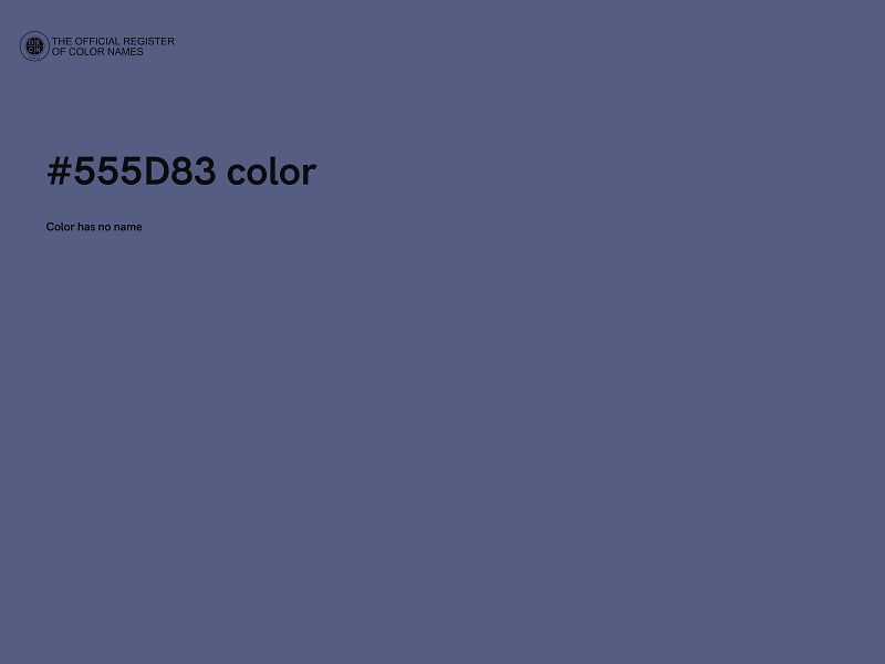 #555D83 color image